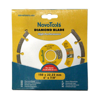 Диск алмазний NovoTools Basic 150 мм * 7 мм * 22,23 мм Сегмент - Інтернет-магазин спільних покупок ToGether