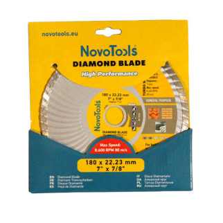 Диск алмазний NovoTools Basic 180 мм*7 мм*22,23 мм - Інтернет-магазин спільних покупок ToGether
