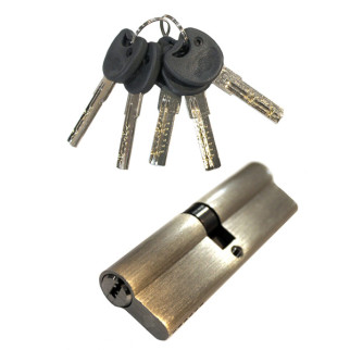 Серцевина для замку 100мм (50х50), ключ/ключ, SN сатин, 5 ключів, цинк ZC IMPERIAL - Інтернет-магазин спільних покупок ToGether