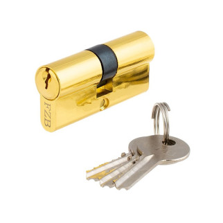 Серцевина для замка вузька 60мм (30х30), ключ/ключ, PB золото, 3 ключа FZB - Інтернет-магазин спільних покупок ToGether