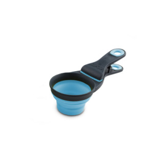Мірний стакан для корму Dexas Collapsible KlipScoop складаний на кліпсі 120 мл, блакитний - Інтернет-магазин спільних покупок ToGether