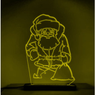 Акриловий світильник-нічник Святий Миколай жовтий tty-n000019 - Інтернет-магазин спільних покупок ToGether