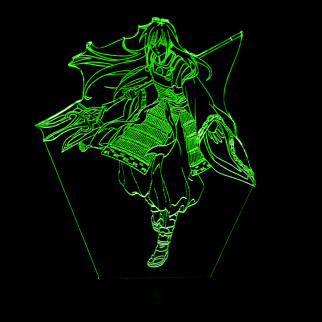 Акриловий світильник-нічник Шева-кун зелений tty-n000948 - Інтернет-магазин спільних покупок ToGether