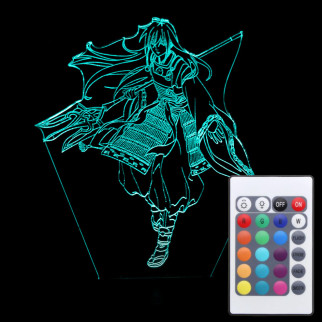 Акриловий світильник-нічник з пультом 16 кольорів Шева-кун tty-n000952 - Інтернет-магазин спільних покупок ToGether