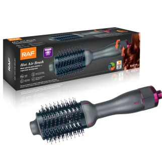 Фен гребінець для волосся RAF R411P | щітка для сушіння волосся | стайлер для волосся - Інтернет-магазин спільних покупок ToGether