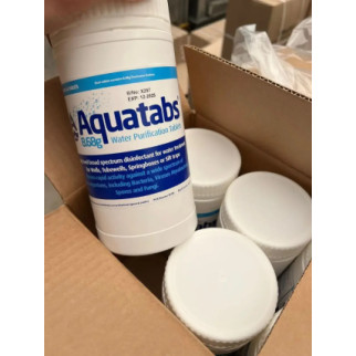 Акватабс таблетка для знезараження води Aquatabs (на 1000-1200 літрів води) ЦІНА ЗА 1 ШТ - Інтернет-магазин спільних покупок ToGether