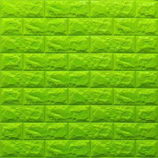 3D панель самоклеюча цегла Зелений 700х770х7мм (013-7) SW-00000051 - Інтернет-магазин спільних покупок ToGether