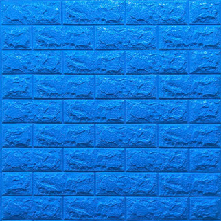 3D панель самоклеюча цегла Синій 700х770х7мм (003-7) SW-00000060 - Інтернет-магазин спільних покупок ToGether