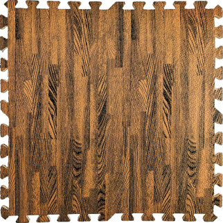 Підлога пазл - модульне підлогове покриття 600x600x10мм коричневе дерево (МР6) SW-00000204 - Інтернет-магазин спільних покупок ToGether