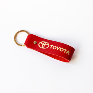 Брелок-петля "Toyota" новий,коричневий з позолотою. - Інтернет-магазин спільних покупок ToGether
