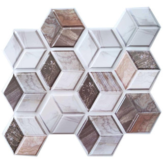 Декоративна ПВХ плитка на самоклейці 3D кубы 300х300х5мм, ціна за 1 шт. (СПП-506) SW-00001135 - Інтернет-магазин спільних покупок ToGether