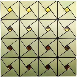 Самоклеюча алюмінієва плитка зелене золото зі стразами SW-00001172 (D) - Інтернет-магазин спільних покупок ToGether
