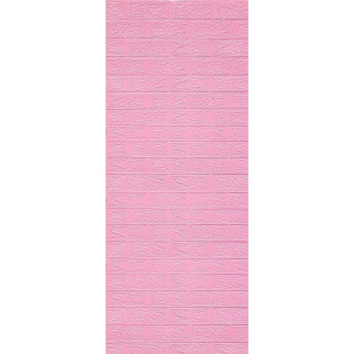 Самоклеюча 3D панель під рожеву цеглу 3080x700x3мм SW-00001757 - Інтернет-магазин спільних покупок ToGether