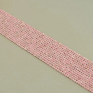 119629 Нитка Рожевий кварц 39 см. 3 мм. (Без замка) - Інтернет-магазин спільних покупок ToGether