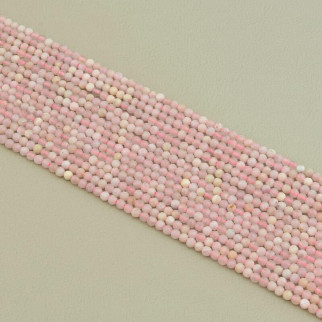 121242 Нитка Рожевий кварц 39 см. 3 мм. (Без замка) - Інтернет-магазин спільних покупок ToGether