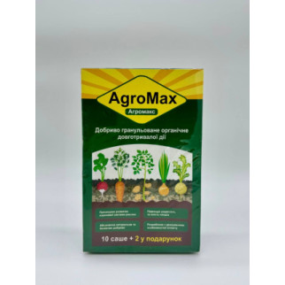 AgroMax органічне біодобриво АгроМакс біоактиватор росту рослин 12 саше в упаковці - Інтернет-магазин спільних покупок ToGether