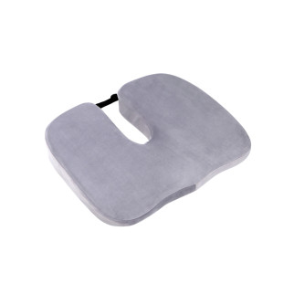 Ортопедична подушка для майстра краси для сидіння Correct Shape Model-1 велюр Сірий - Інтернет-магазин спільних покупок ToGether