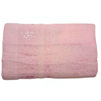 Рушник  махровий Sikel Purry Cotton Gulfen 50х90 см Світло-рожевий - Інтернет-магазин спільних покупок ToGether