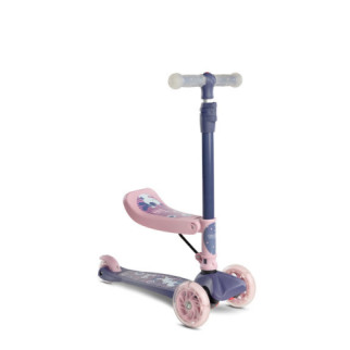 Самокат триколісний Caretero (Toyz) Tixi зі світними колесами до 50 кг Pink - Інтернет-магазин спільних покупок ToGether