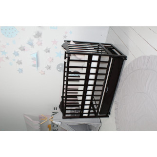 Дитяче ліжко Baby Comfort ЛД 3 на маятнику з шухлядою Венге - Інтернет-магазин спільних покупок ToGether