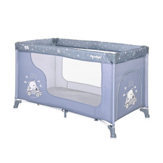 Манеж-ліжко Lorelli Moonlight 1 silver blue car - Інтернет-магазин спільних покупок ToGether