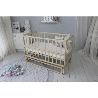 Дитяче ліжко Baby Comfort ЛД 2 на маятнику з відкидною боковиною - Інтернет-магазин спільних покупок ToGether