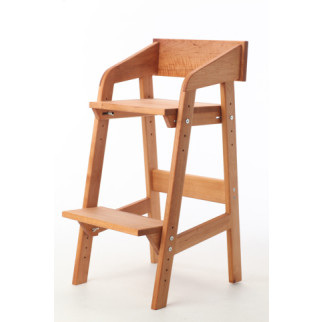 Дитячий високий зростаючий стілець для годування Chuck з натурального дерева Натуральний - Інтернет-магазин спільних покупок ToGether