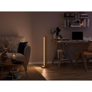 Дерев'яний LED торшер ручної роботи з масиву дуба з пультом для спальні, вітальні, кабінету - Інтернет-магазин спільних покупок ToGether