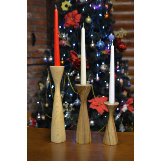 Дерев'яні свічники у скандинавському стилі, свічники ручної роботи - Інтернет-магазин спільних покупок ToGether