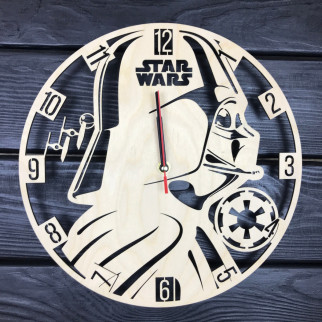Годинник ручної роботи настінний «Час Зоряних Воєн» - Інтернет-магазин спільних покупок ToGether