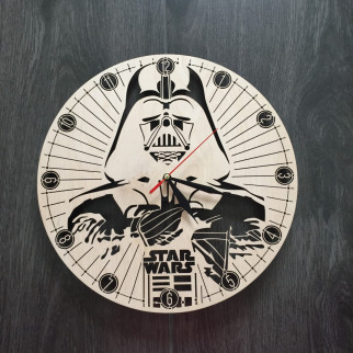 Годинник ручної роботи з дерева «Зоряні війни» - Інтернет-магазин спільних покупок ToGether