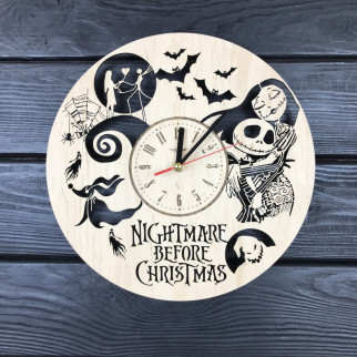 Годинник настінний великий «Nightmare before Christmas» - Інтернет-магазин спільних покупок ToGether