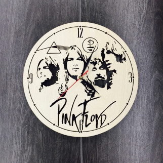 Безшумний настінний годинник з дерева «Pink Floyd» - Інтернет-магазин спільних покупок ToGether