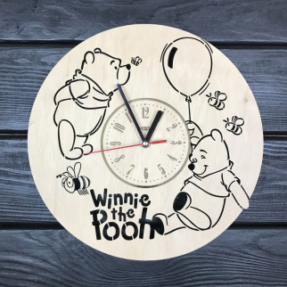 Дитячий дерев'яний годинник на стіну «Вінні Пух» - Інтернет-магазин спільних покупок ToGether