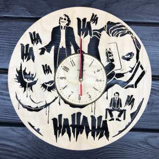 Годинник настінний круглий з дизайнерським циферблатом «Джокер» - Інтернет-магазин спільних покупок ToGether