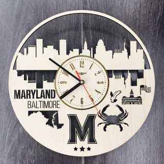 Інтер'єрний годинник на стіну «Меріленд, Балтімор» - Інтернет-магазин спільних покупок ToGether