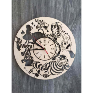 Дизайнерський годинник настінний «Аліса в Країні чудес» - Інтернет-магазин спільних покупок ToGether