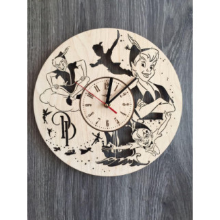 Дитячий настінний годинник з дерева «Пітер Пен» - Інтернет-магазин спільних покупок ToGether