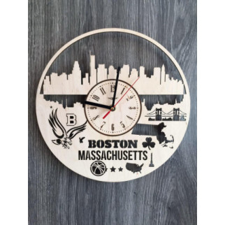 Дизайнерський годинник на стіну «Бостон, Массачусетс» - Інтернет-магазин спільних покупок ToGether