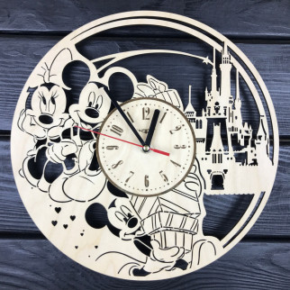 Дитячі декоративні годинник на стіну «Міккі і Мінні Маус» - Інтернет-магазин спільних покупок ToGether