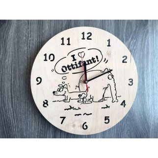 Хендмейд годинник з дерева «Слоник Оттифантен» - Інтернет-магазин спільних покупок ToGether