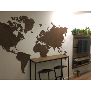 Декоративна карта світу з дерева на стіну - Інтернет-магазин спільних покупок ToGether