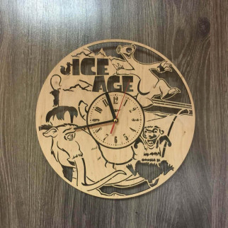 Годинник дерев'яний дитячий «Льодовиковий період» - Інтернет-магазин спільних покупок ToGether