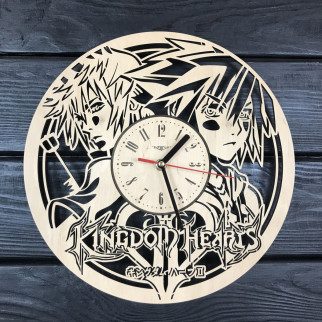 Оригінальний годинник з дерева настінний «Kingdom Hearts» - Інтернет-магазин спільних покупок ToGether