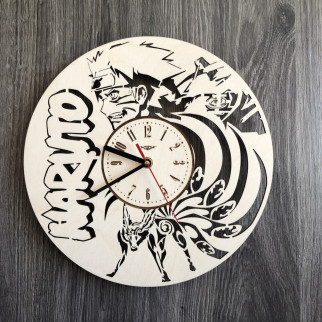 Дерев'яний настінний годинник «Наруто» - Інтернет-магазин спільних покупок ToGether