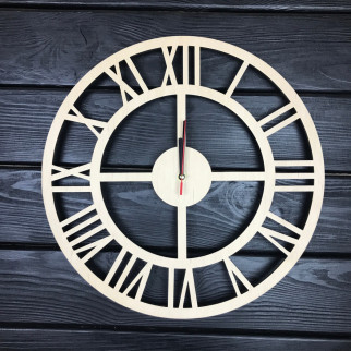 Безшумний настінний годинник з дерева в інтер'єр з універсальним дизайном - Інтернет-магазин спільних покупок ToGether