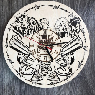 Концептуальний настінний годинник в інтер'єр «Guns N` Roses» - Інтернет-магазин спільних покупок ToGether