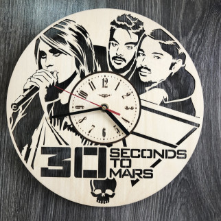Концептуальний настінний годинник в інтер'єр «Thirty Seconds to Mars» - Інтернет-магазин спільних покупок ToGether