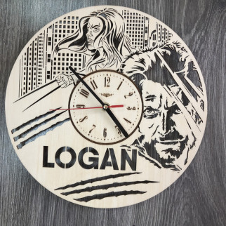 Настінний годинник з дерева в інтер'єр «Логан» - Інтернет-магазин спільних покупок ToGether