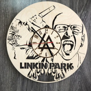 Концептуальний настінний годинник в інтер'єр «Linkin Park» - Інтернет-магазин спільних покупок ToGether